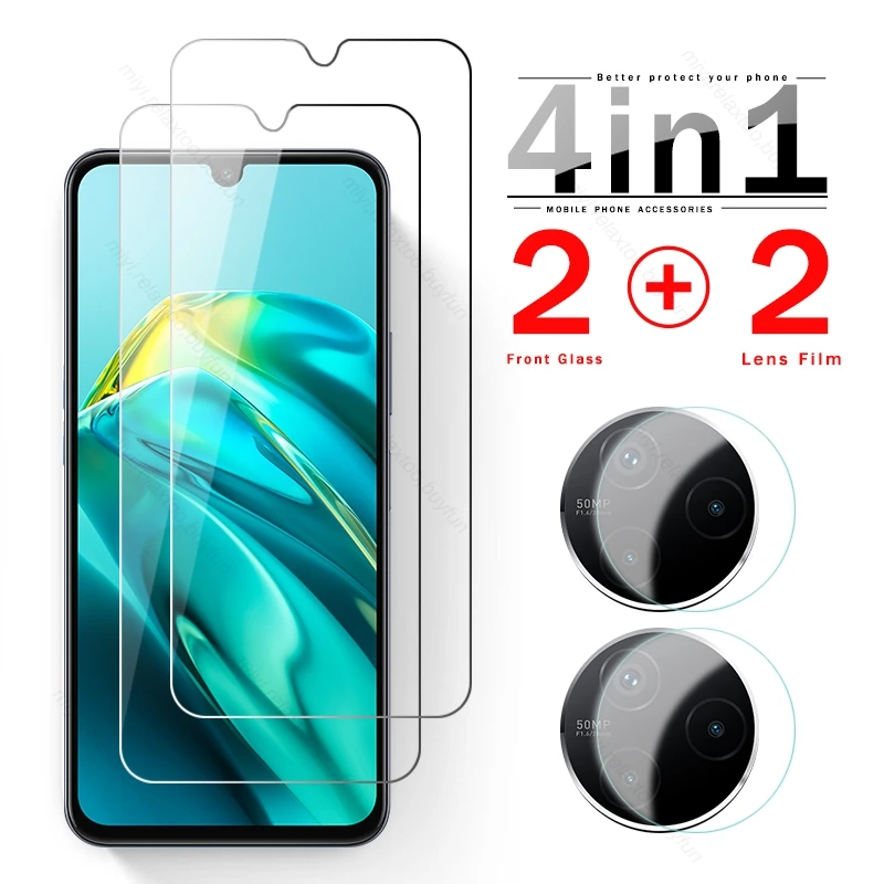 Защитное стекло для объектива камеры 4 к 1 Infinix Note12 4G (2023) Защитная пленка экрана