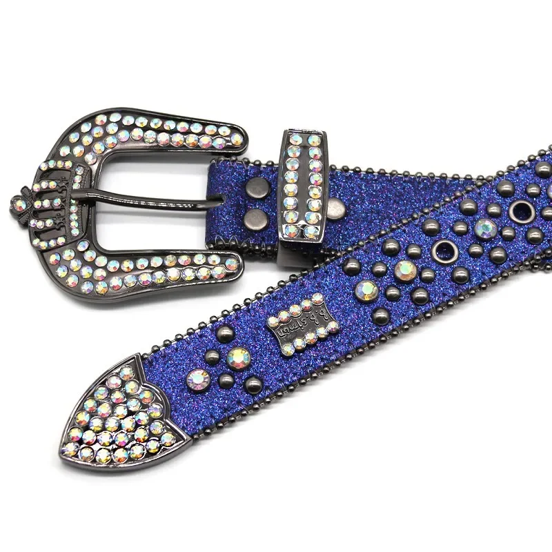 Универсальный ремень с вышивкой в стиле панк для мужчин и женщин