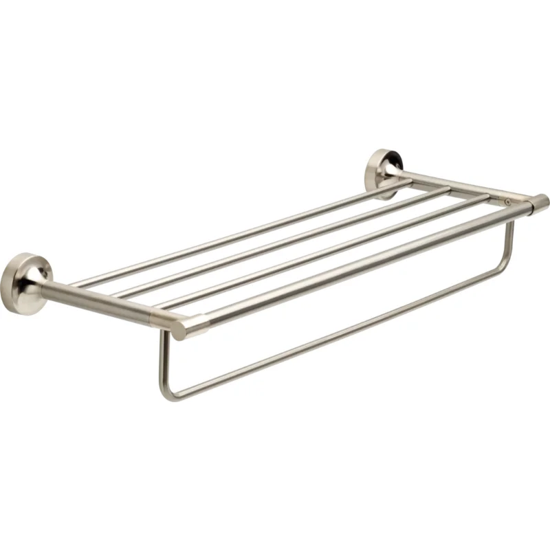 

Better Homes & Gardens Safford 24" Towel Rack with Item Storage in Satin Nickel