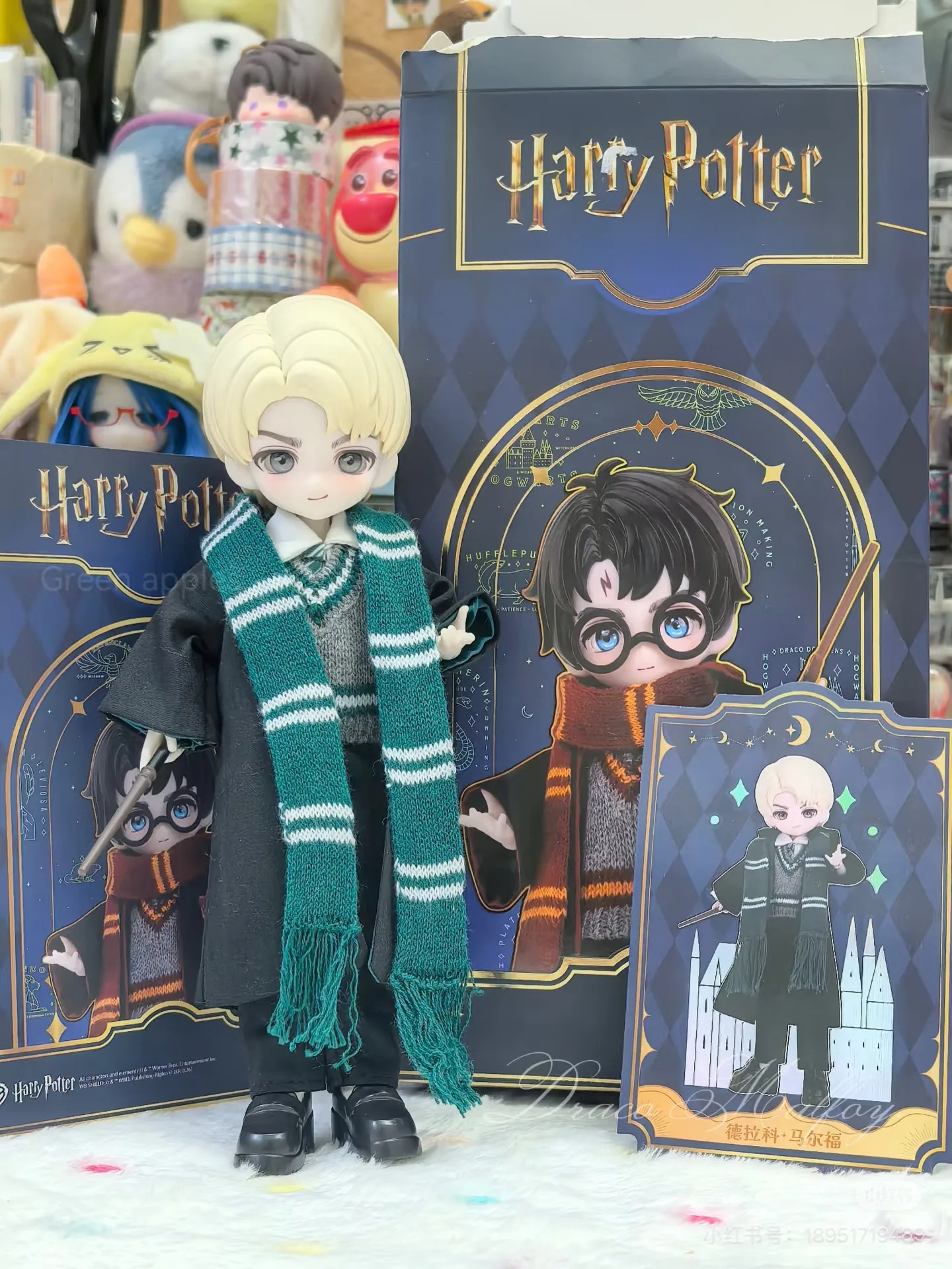 Фото Оригинальная коллекционная фигурка Come4free Harry Potter Series BJD Blind Box: Малфой, Гермиона, Kawaii Dressup Collection, украшение для дома, игрушка, подарок на день рождения №4