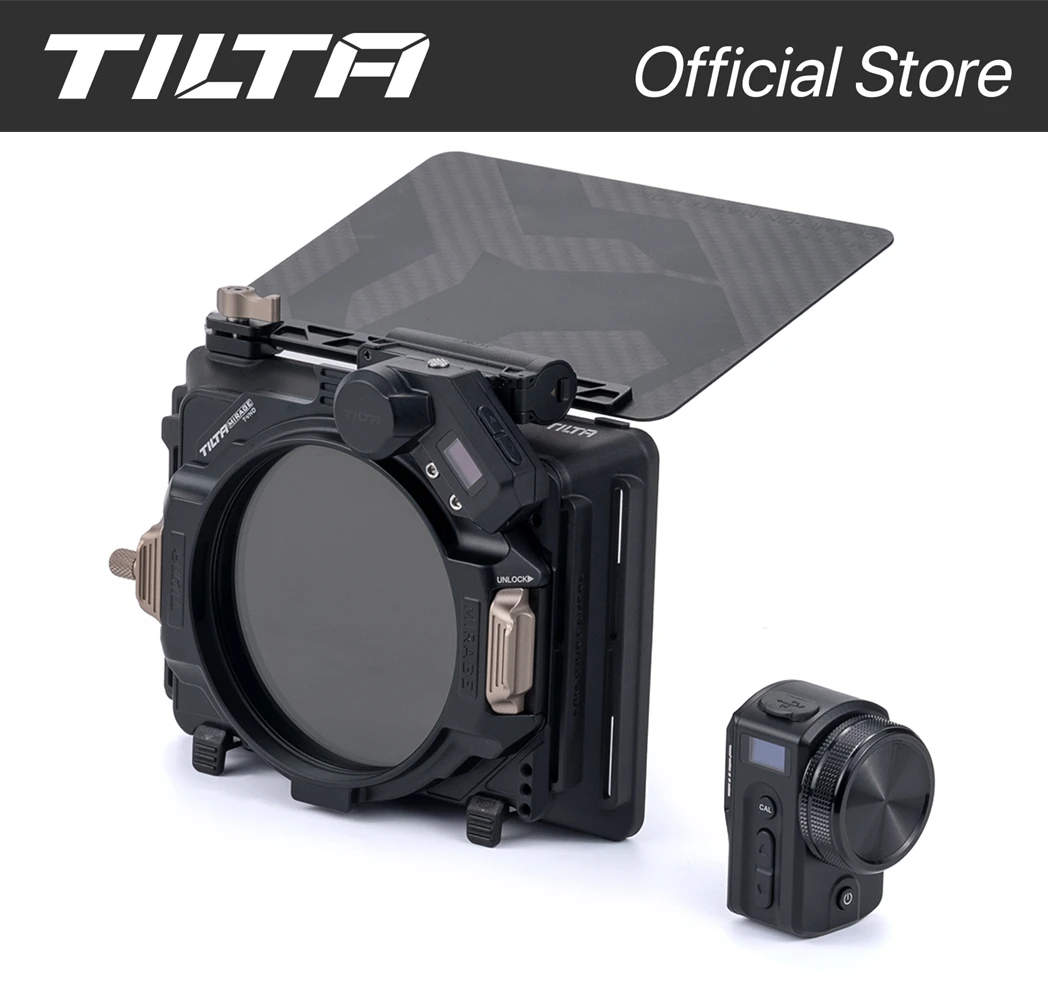 

TILTA MB-T16 MB-T16-A MB-T16-B 4x5.65" Mirage Matte Box Mirage Motorized VND Kit Filter Frame for DSLR/Mirrorless Camera