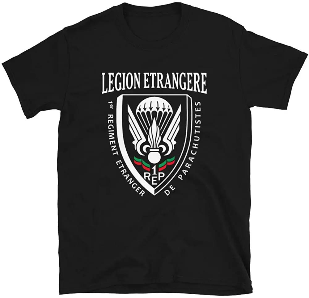 

Legion Etrangere 1 Rep Paratrooper. French Foreign Legion T-Shirt. Summer Cotton Short Sleeve O-Neck Mens T Shirt New S-3XL
