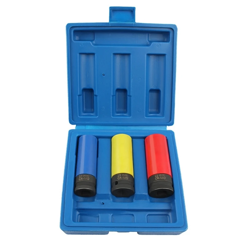 3 шт. дюйма набор ударных наконечников для привода головок гаек защитные колёса