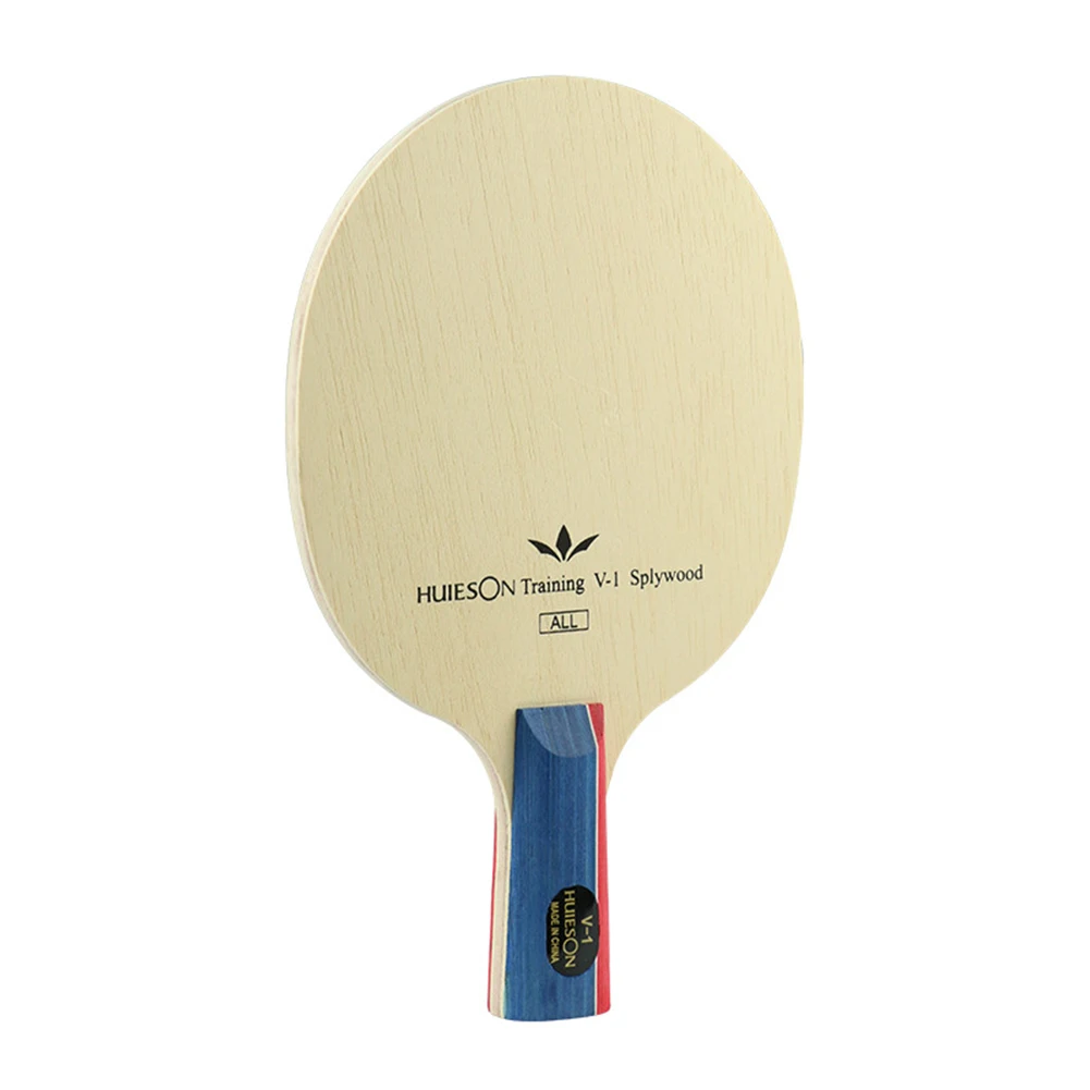 

Table Tennis Racket Base Plate 5 Ply Wood Ping Pong Blade Paddle Long Handle Training Lightweight DIY Paddle Accessories