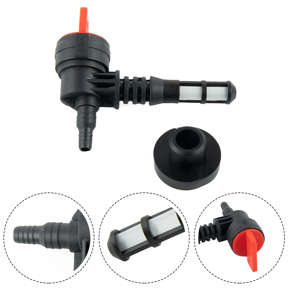 

1 Set Fuel Shut Off Valve Replacement 90 Degree Gas Valve Compatible For 192980GS 208961 Lawn Mower Tractor Accessories