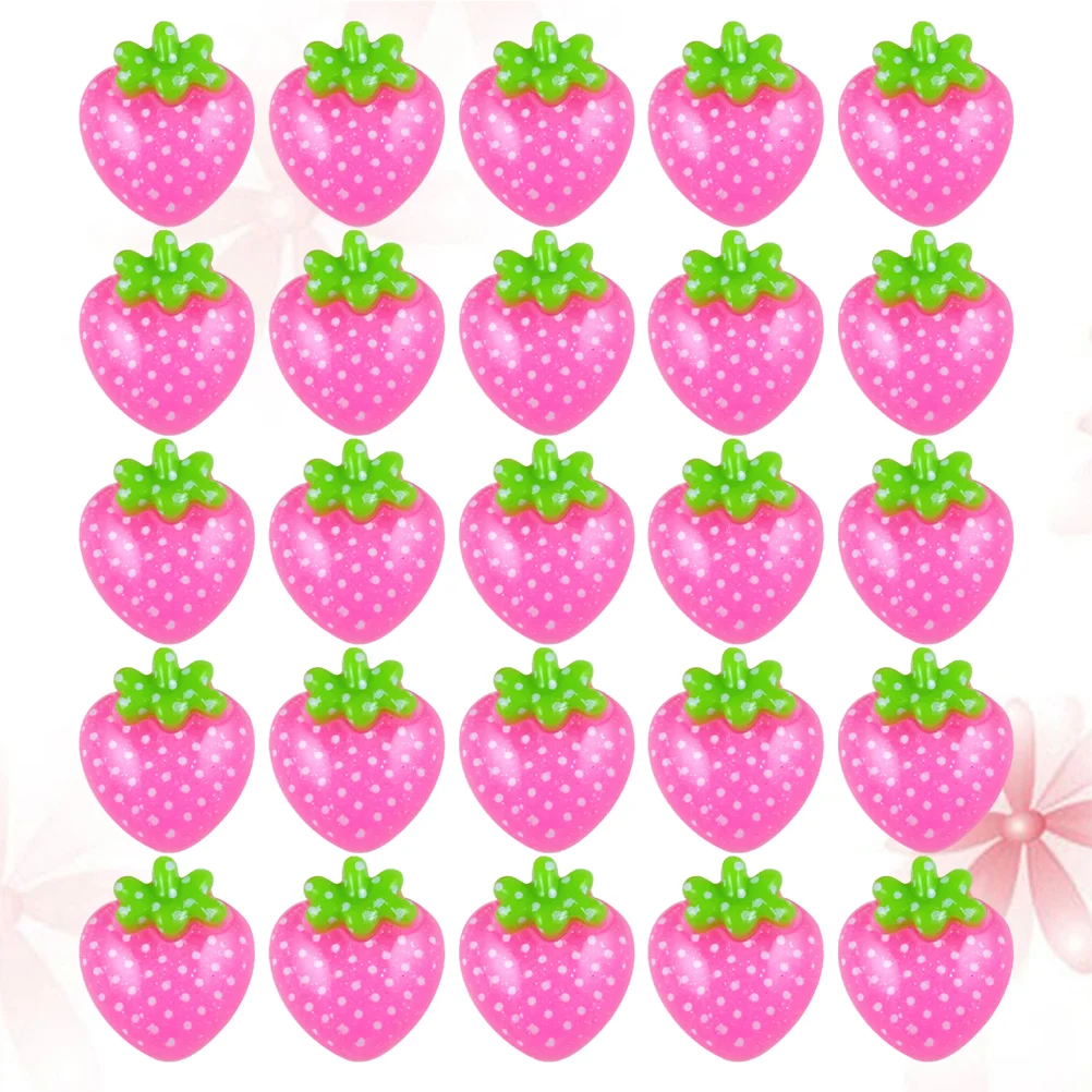 

25 шт., бусины-шармы с фруктами