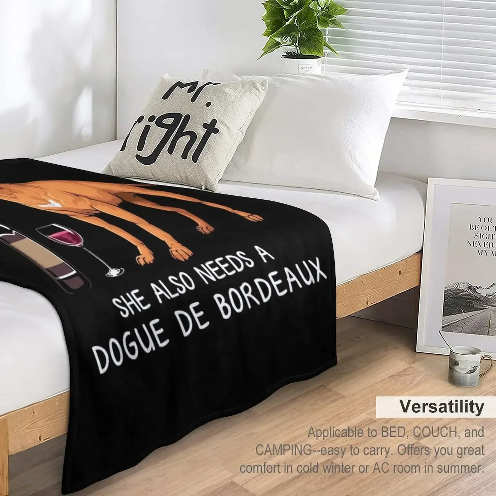 Мягкое одеяло Dogue Бордо и вино