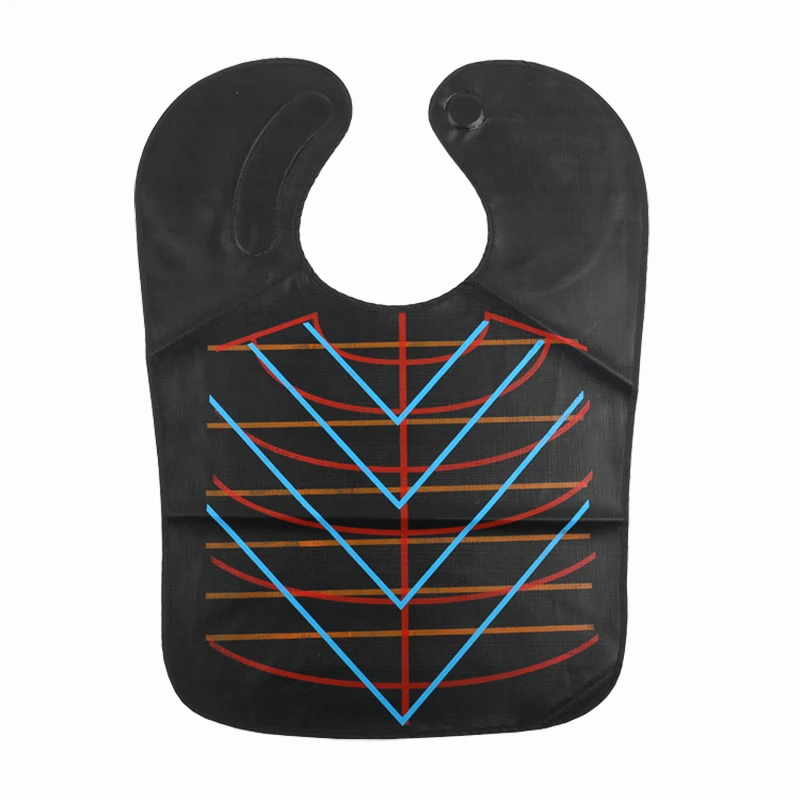 Искусственные волосы короткая квадратная черная Водонепроницаемая накидка для