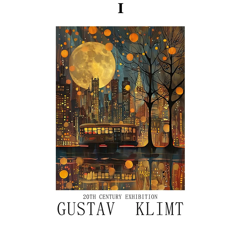 

Художественный постер "Лесные ночные цветы и растения"