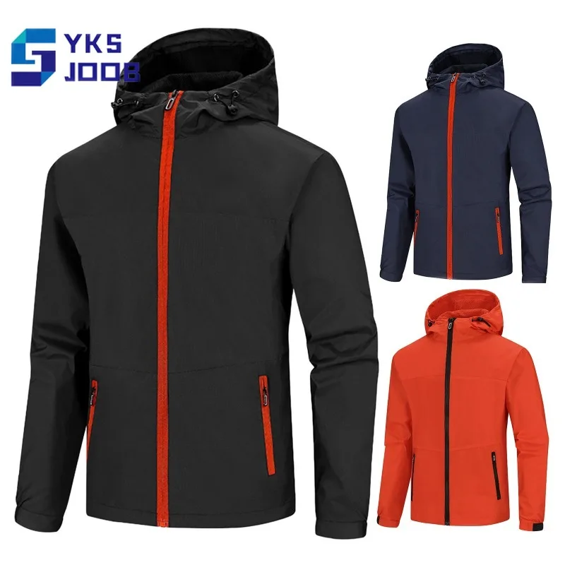 

Men's Hiking Jacket Breathable Windproof Waterbreak Hooded Sportswear Camping Fishing Running Hunting Cycling Coat Spring Autumn