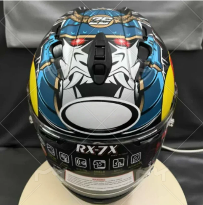 Фото Мотошлем Full Face RX7X Ghost Warrior для мотокросса и гонок, Casco De Motocicleta №1