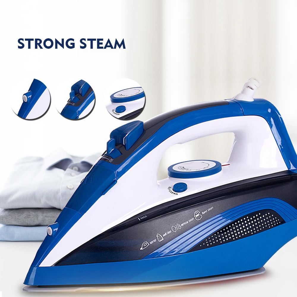 

Electric Hand-held iron Cloth Steam Iron for household high power Corded ironing machine Dry Cloth Machine 2400W