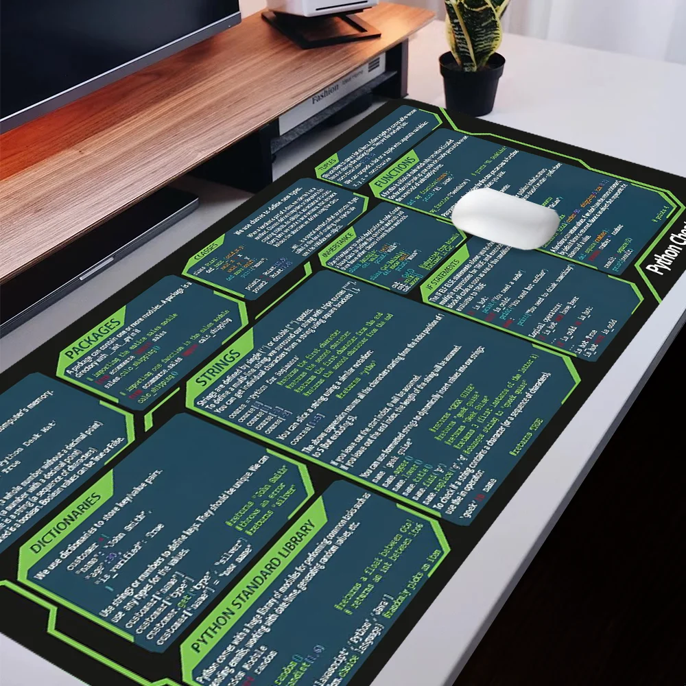 Коврик для мыши Python Sheet большой игровой коврик настольные аксессуары резиновый