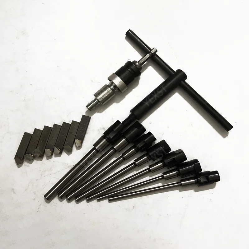 

Adjustable Hard Alloy Grinding Reamer Handle Cutter for Car Motorcycle Valve Seat Repair Tool 15/30/45/55/60/65/75/90 Degree
