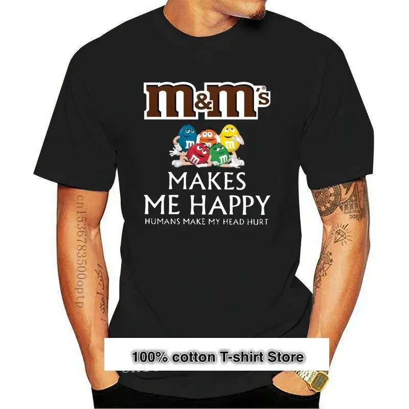 

Camisetas M & M's Chocolate Me ES feliz, los Human Me Make en la Head
