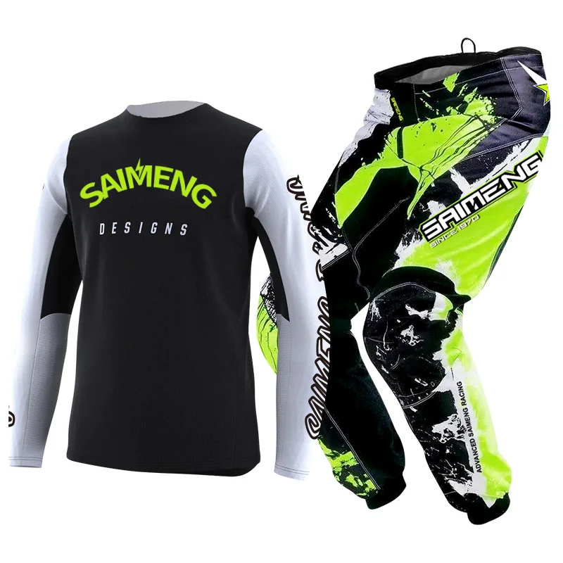 Комплект одежды для мотокросса мальчиков и девочек 5 6 7 8 9 10 11 12 13 14 15 лет