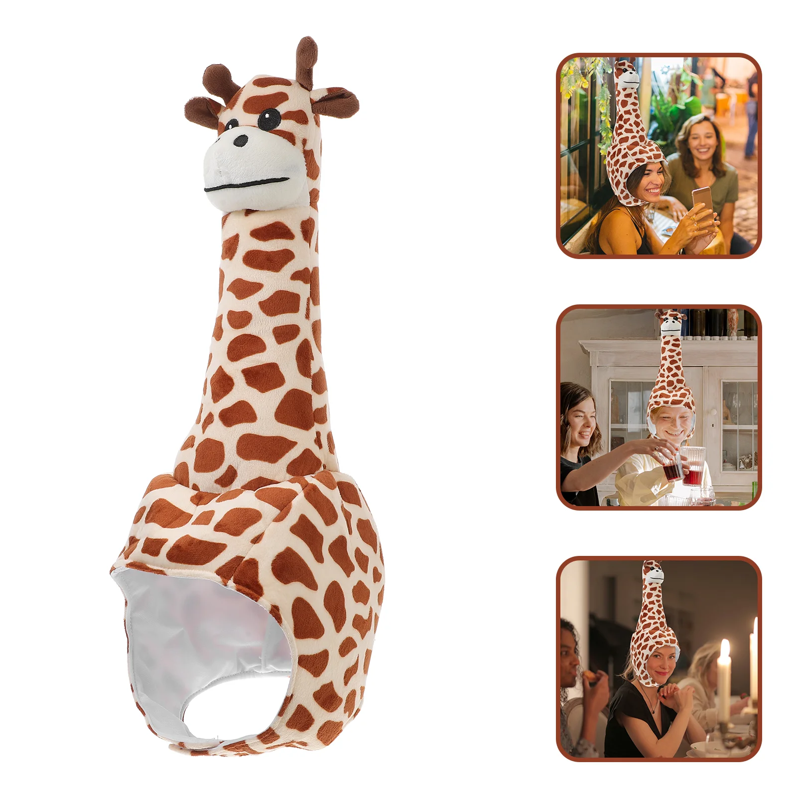 Хэллоуин Жираф Капюшон Детский Мужской Зебра Опудала Хвосты Костюм Жирафев