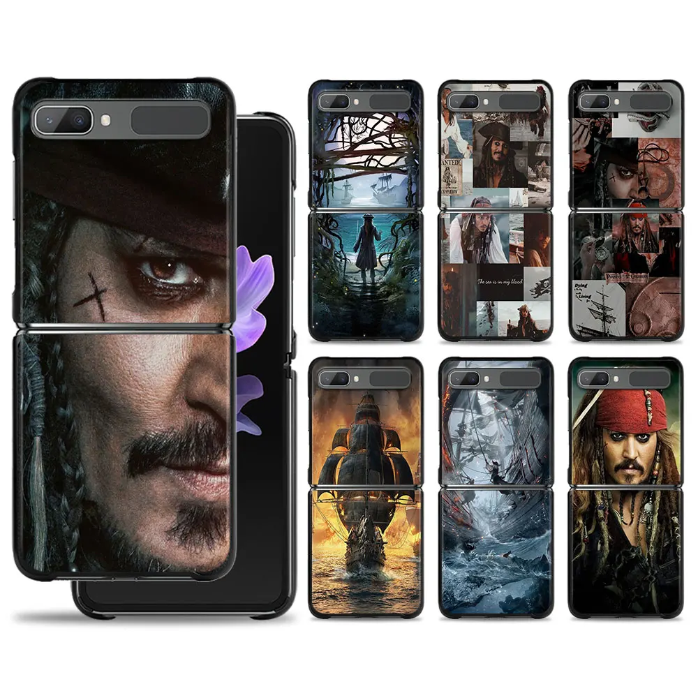 

Disney Pirates Of The Caribbean Phone Case For Samsung Galaxy Z Flip Z Flip3 5G Z Flip4 Hard PC Matte Shell
