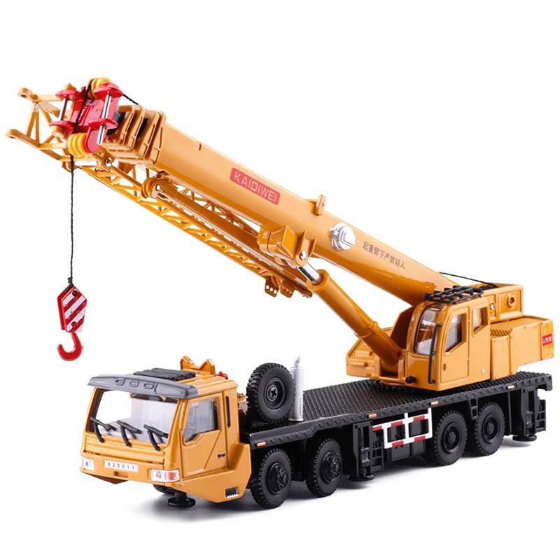 

1:55 Mega Lifter Alloy Diecast Model With 4 Front Wheel Steering Linkage 360 Degree Rotate Work Platform Crane Children Gifts