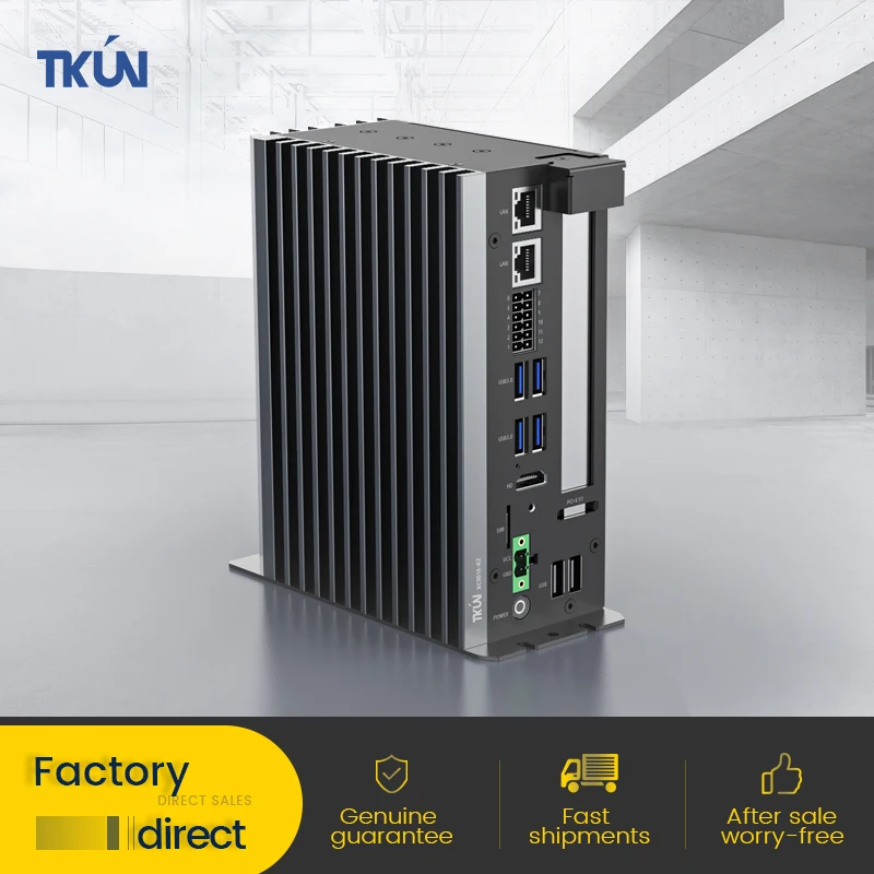 Фото XC9016-A2 J6412 Win10 IPC 4G RAM 128G SSD DC9-36V Вход Широкое напряжение Поддержка Прочный корпус №4