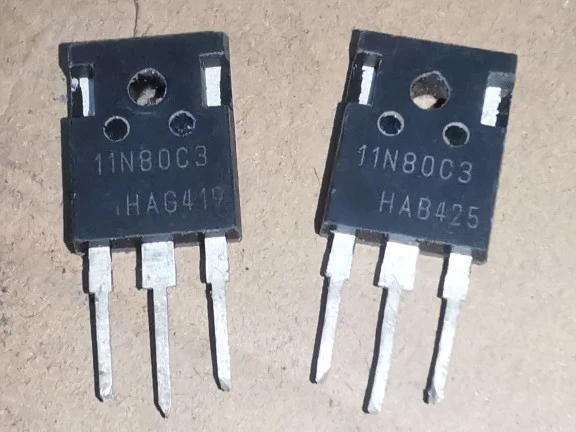 

Оригинальная б/у 10 шт. SPW11N80C3 11N80C3 SPW11N80 11N80 TO-3P в наличии на складе