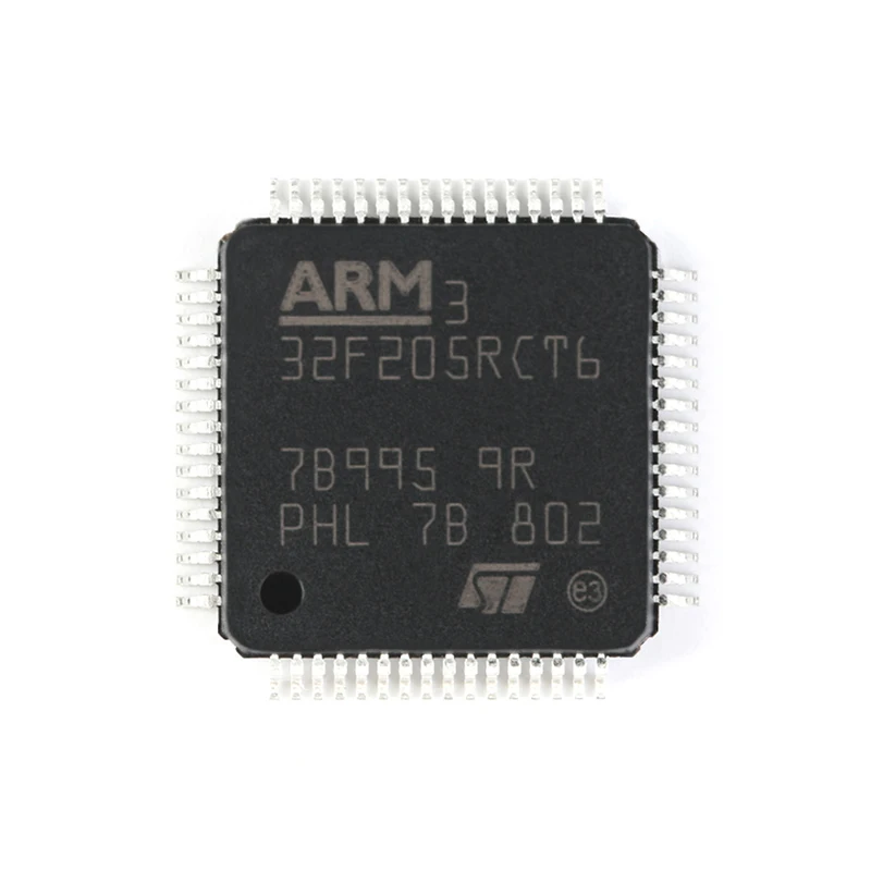 

5pcs/Lot STM32F205RCT6 LQFP-64 ARM Microcontrollers - MCU 32BIT ARM Cortex M3 Connectivity 256kB