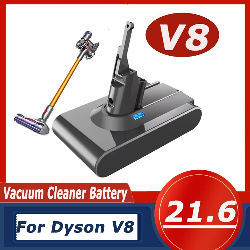 Фото 100% НОВЫЙ сменный аккумулятор 21.6V 12800mAh для Dyson V8 Absolute, беспроводного ручного пылесоса Dyson V8 №2