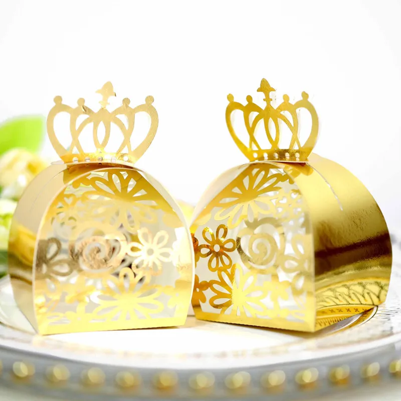 

5/10/20pcs Rose Flower Candy Box Hollow Dragee Gift Boxes Packaging Bonbonniere Baby Shower Party Favors Wedding Gift for Guests