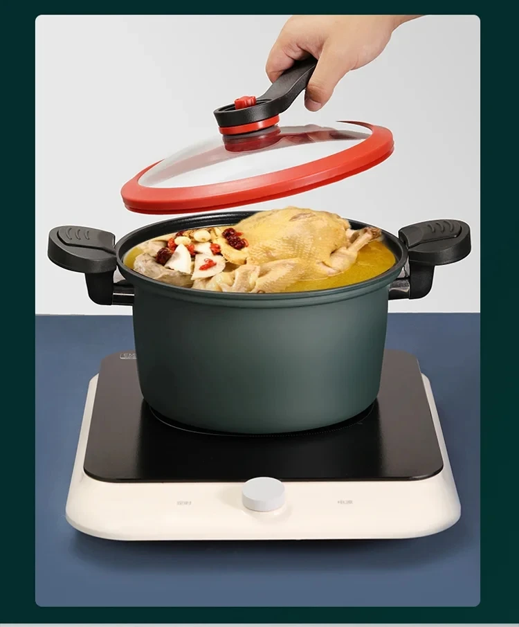 Бытовая кухонная скороварка антипригарная многофункциональная кастрюля для