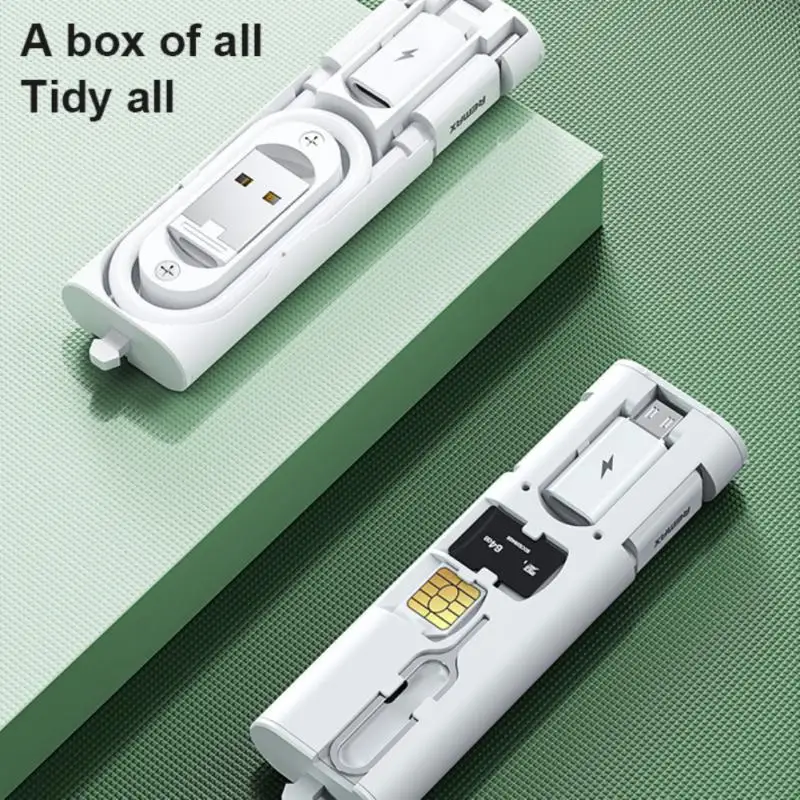 

60w Fast Charging Cables Portable Data Transfer Storage Box Fast Charging Adapter For Mobile Phones/tablets/notebooks