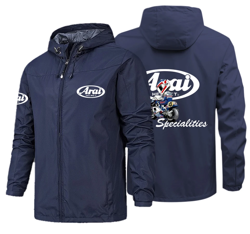 2023 Men's best-selling ARAI waterproof motorcycle jacket, car jacket, motorcycle hood jacket, men's outdoor jacket, windbreaker