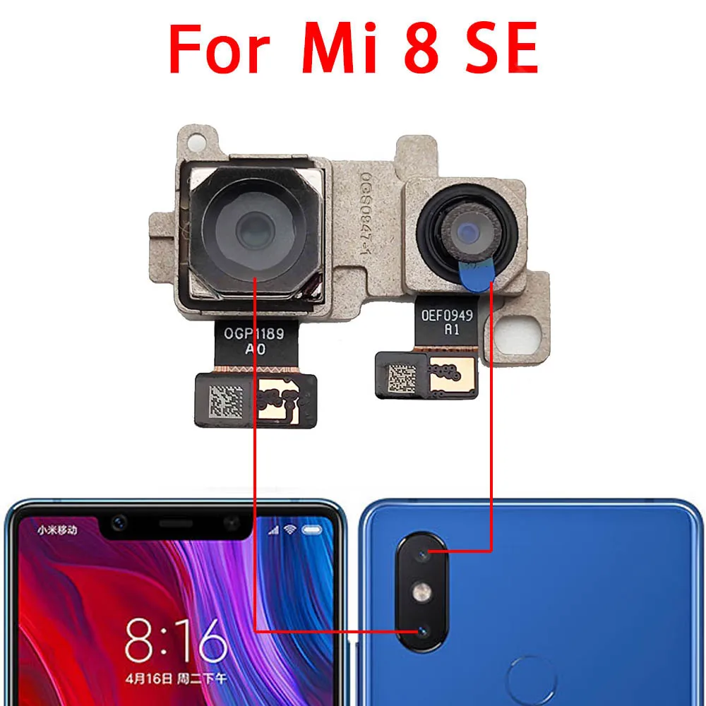 Задняя камера для Xiaomi Mi 9 SE 9T Pro 6 8 Lite Mi6 Mi8 Mi9 Модуль задней камеры задняя сторона