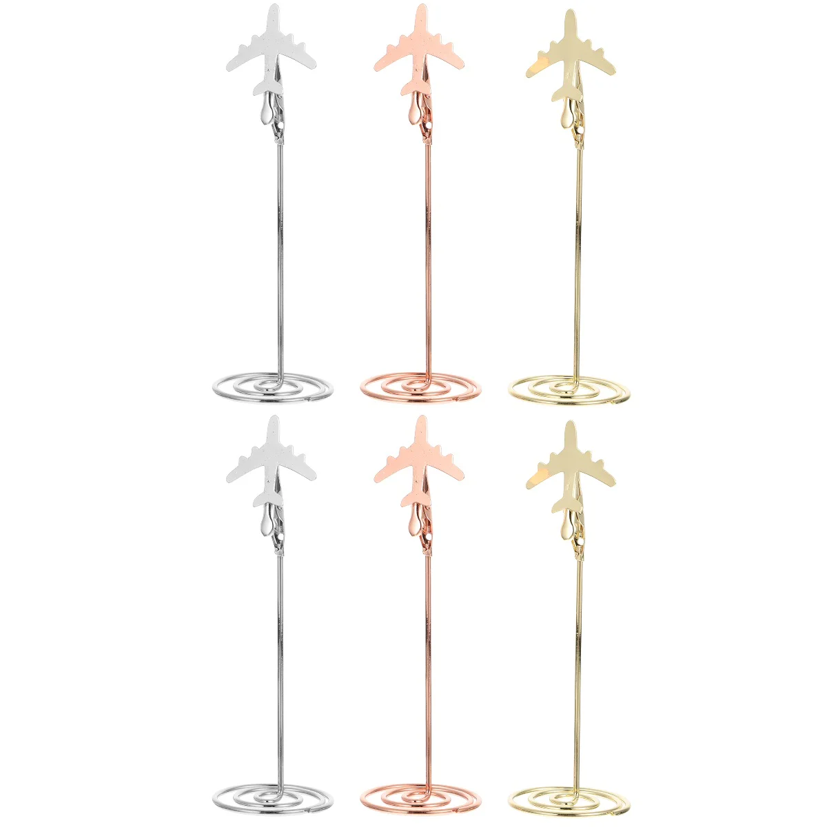 

Tableholders Photo Holder Number Wedding Clips Stand Clip Name Picture Vintagestands Place Memo Airplane Wire Desktop Menu Metal