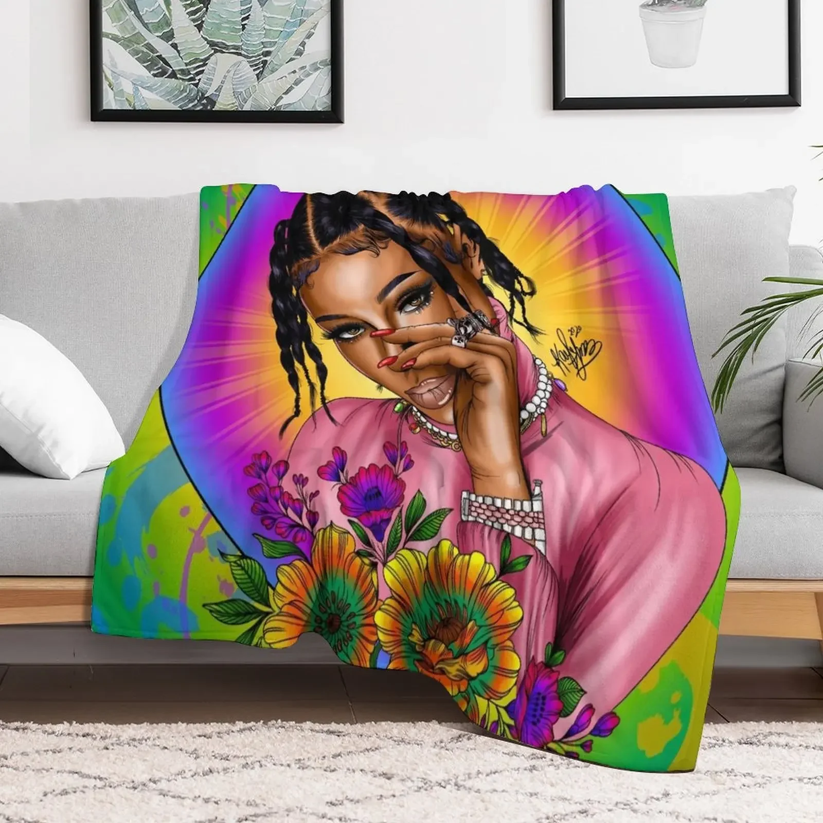 Кобеленовое декоративное одеяло Coi Leray теплые одеяла