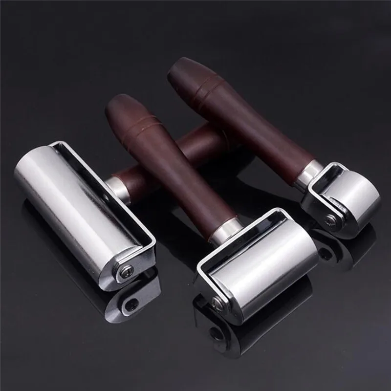 

26/60/100mm Professional Leather Glue Edges Laminating Roller Craft DIY Handmade Crease Tool Leather Craft Roller Crease Tool