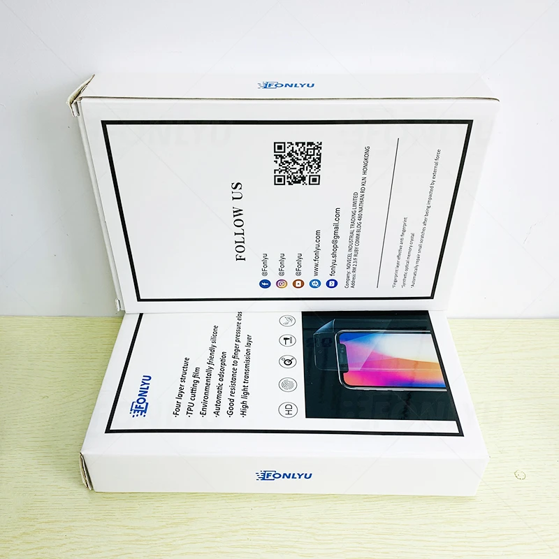 50 PCs Super Self-repair Hydrogel Film for iPhone Samsung Mobilephone HD Films Curved Screen Protectors for Cutting Machine