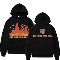 kanye west hip hop is back 2004 tour hoodie men women hipster college dropout graphic vintage hoodies mens quality streetwear