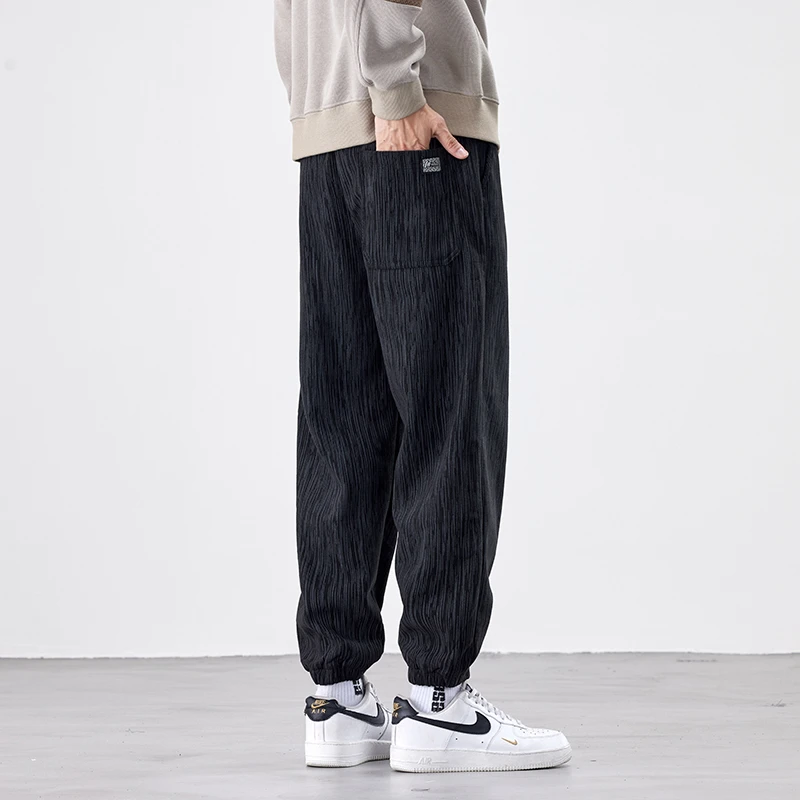 Модная и удобная мужская Осенняя Вельветовая полоска