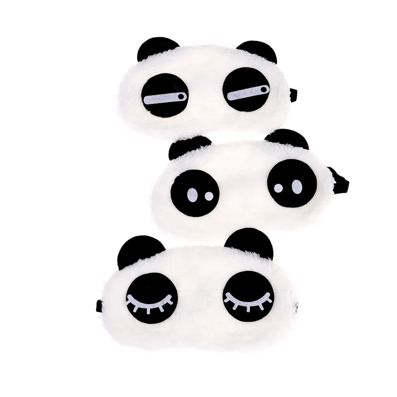 

1PCS White Lovely Panda Eye Mask Eyeshade Shading Sleep Cotton Goggles Health Care Eye Mask Sleep Mask Eye Cover