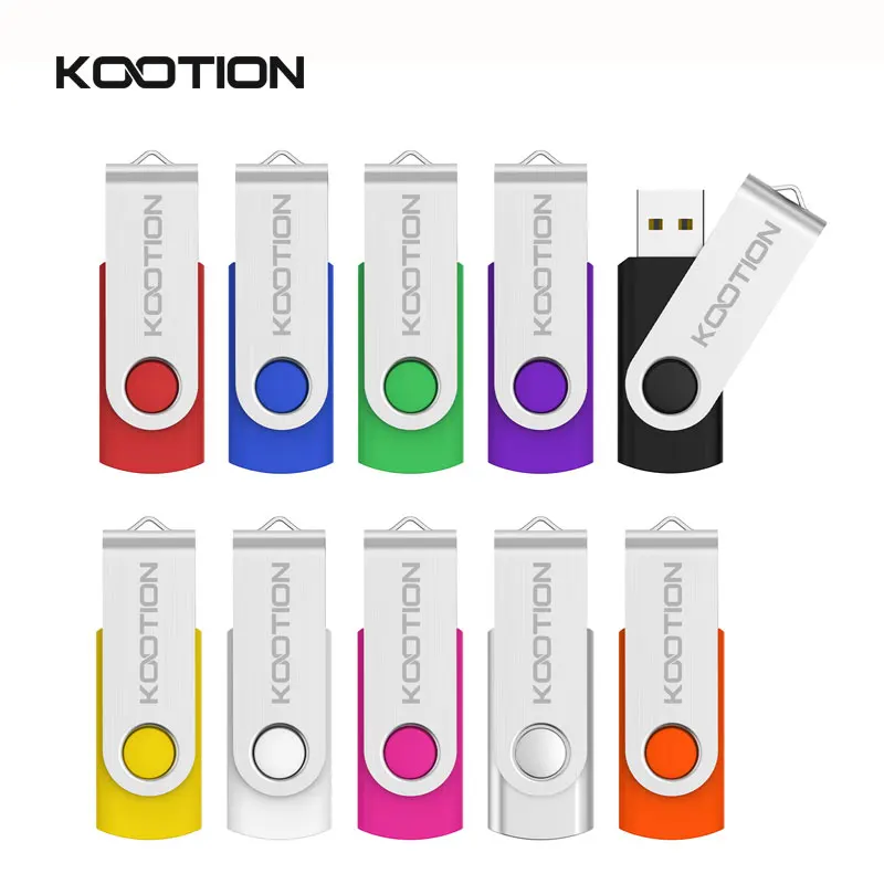 

KOOTION 10PCS 64GB USB 3.0 Flash Drive Pendrive 128GB 32GB 16GB 8GB 1GB Pen Drives Memory Cle USB 2.0 Stick Thumb Storage U Disk