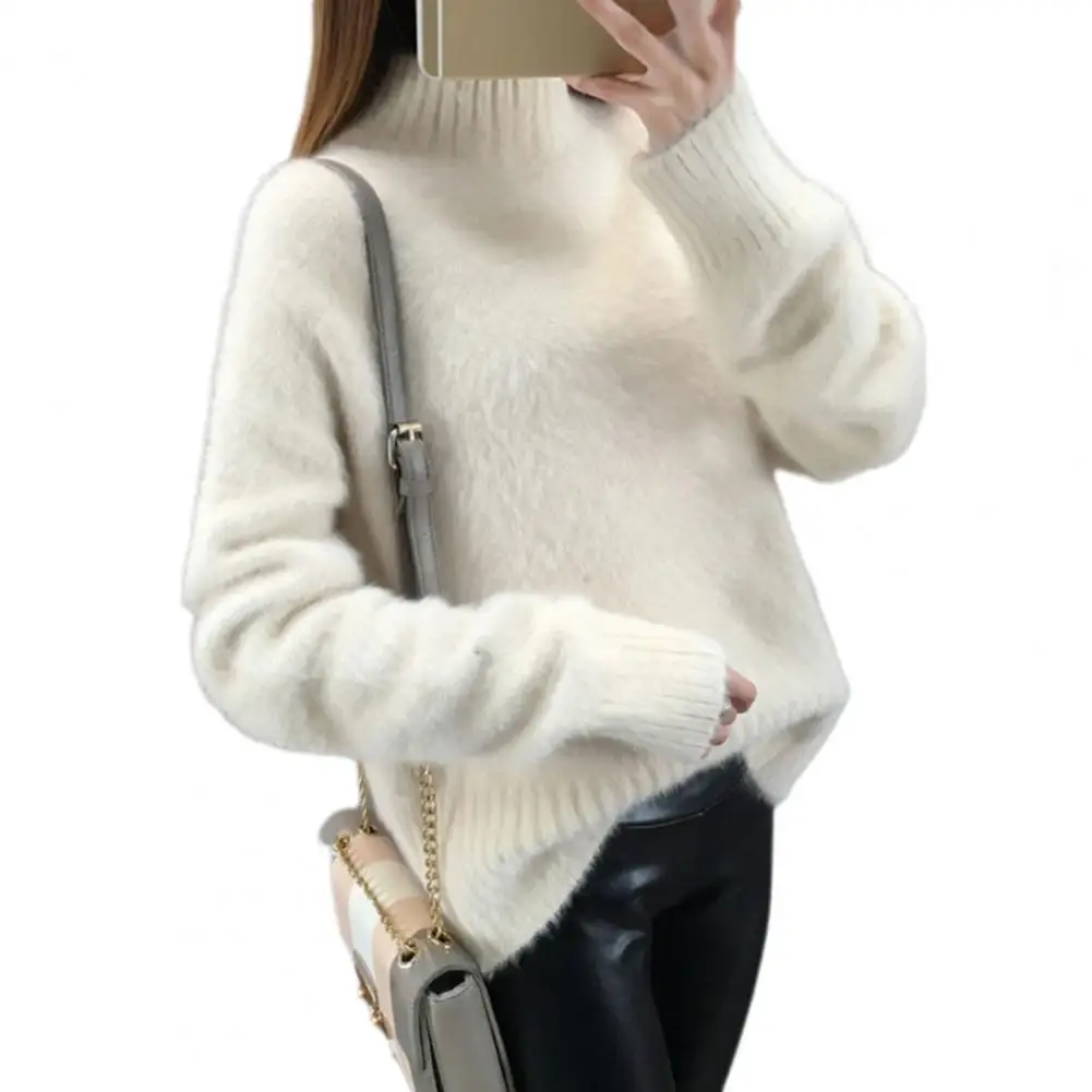 Эластичный женский свитер уютная коллекция трикотажных изделий с коротким