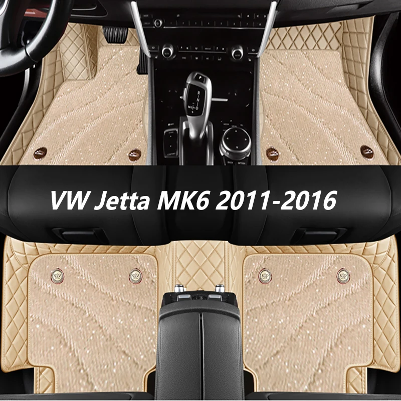 

Автомобильные коврики на заказ для VW Jetta MK6 2011 2013 2015 2016, высококачественные автомобильные аксессуары, защита интерьера, стильный коврик для ног