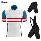 Велосипедная футболка в полоску, цветная Летняя мужская футболка с коротким рукавом для езды на горном и шоссейном велосипеде, комплект Rapha Ropa Ciclismo Hombre Maillot