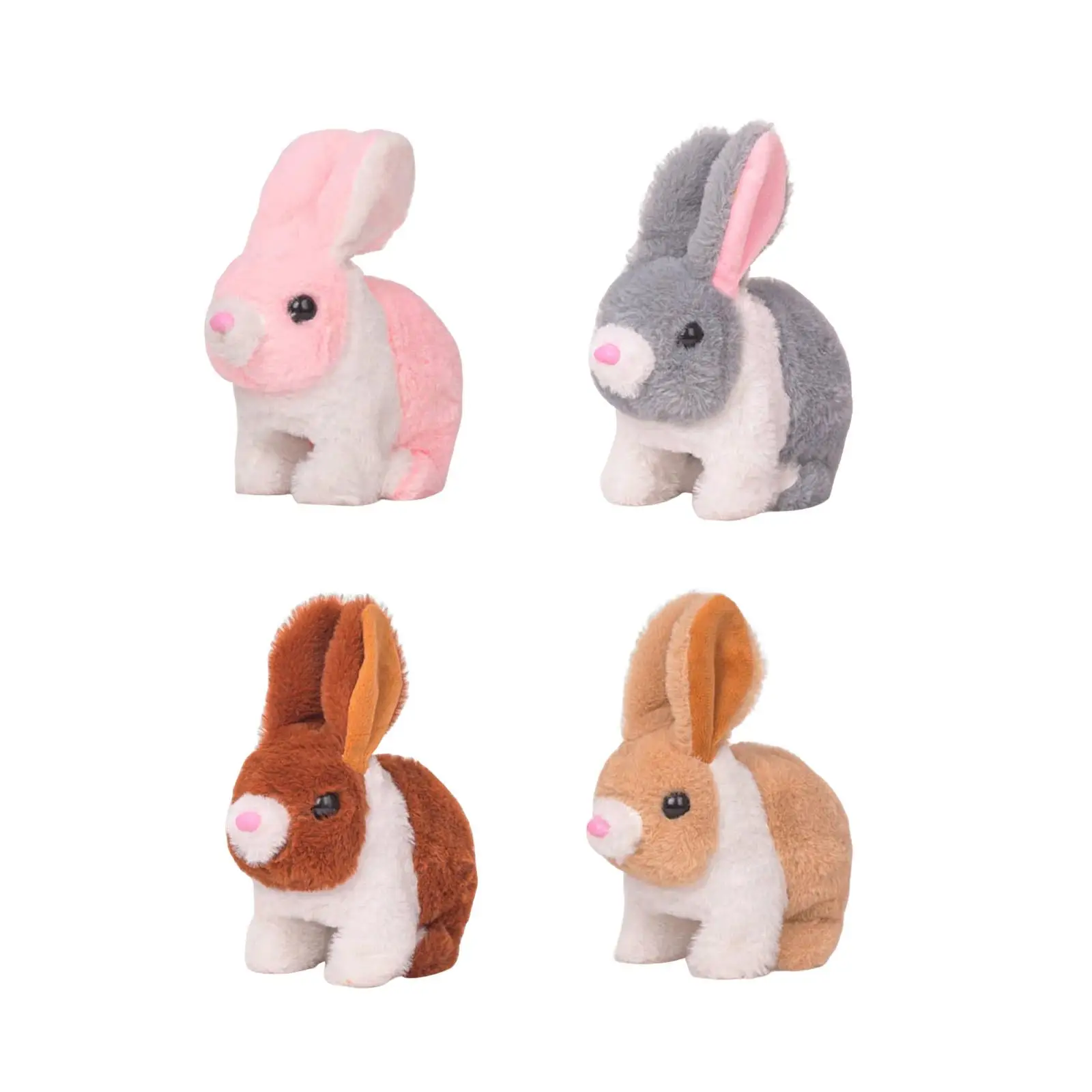 

Electric Bunny Toys Wiggling Ears Early Education Electronic Interactive Toy for