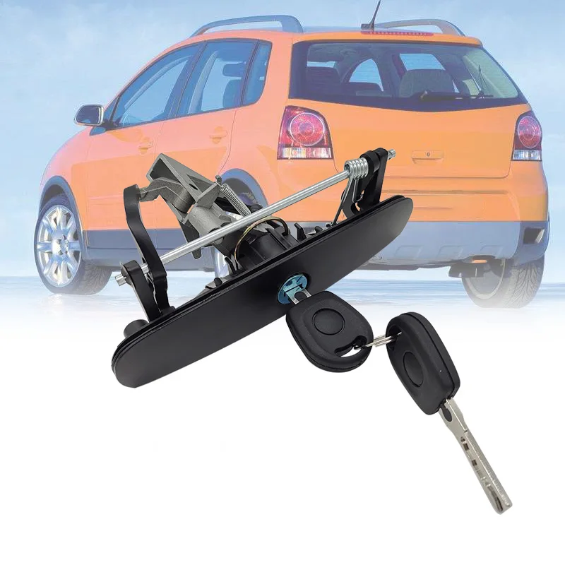 

For 2002-2006 VW Volkswagen Polo Door Handle with Lock Tail + 2 Keys 6Q6827565A 6Q6827565D