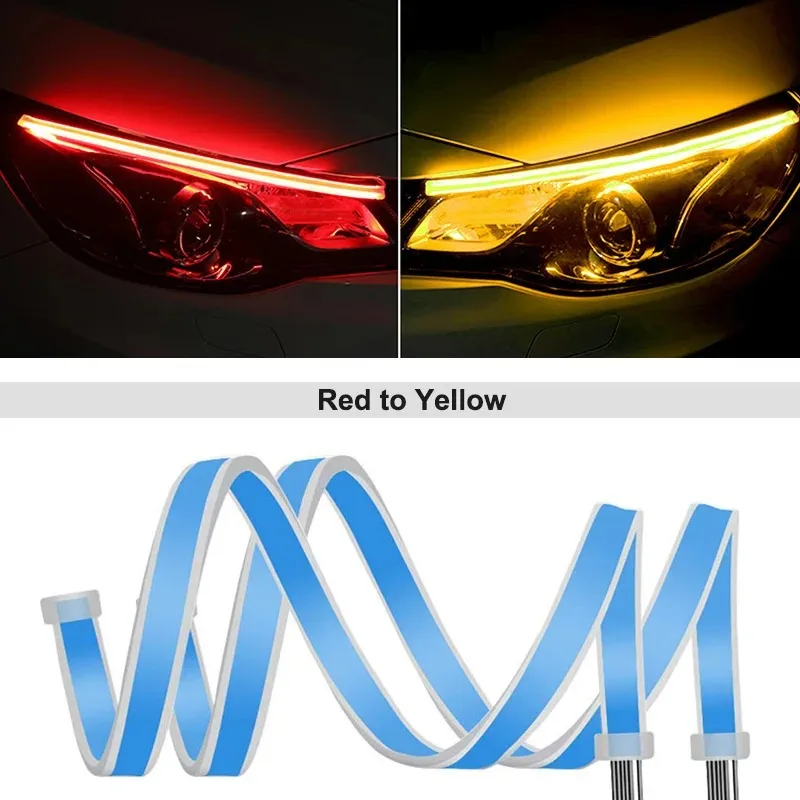 

2 шт. Автомобильные фары drl Светодиодные дневные ходовые огни Указатель поворота Мигающая сигнальная лампа Автомобильные противотуманные фары Вспомогательные фары Универсальные