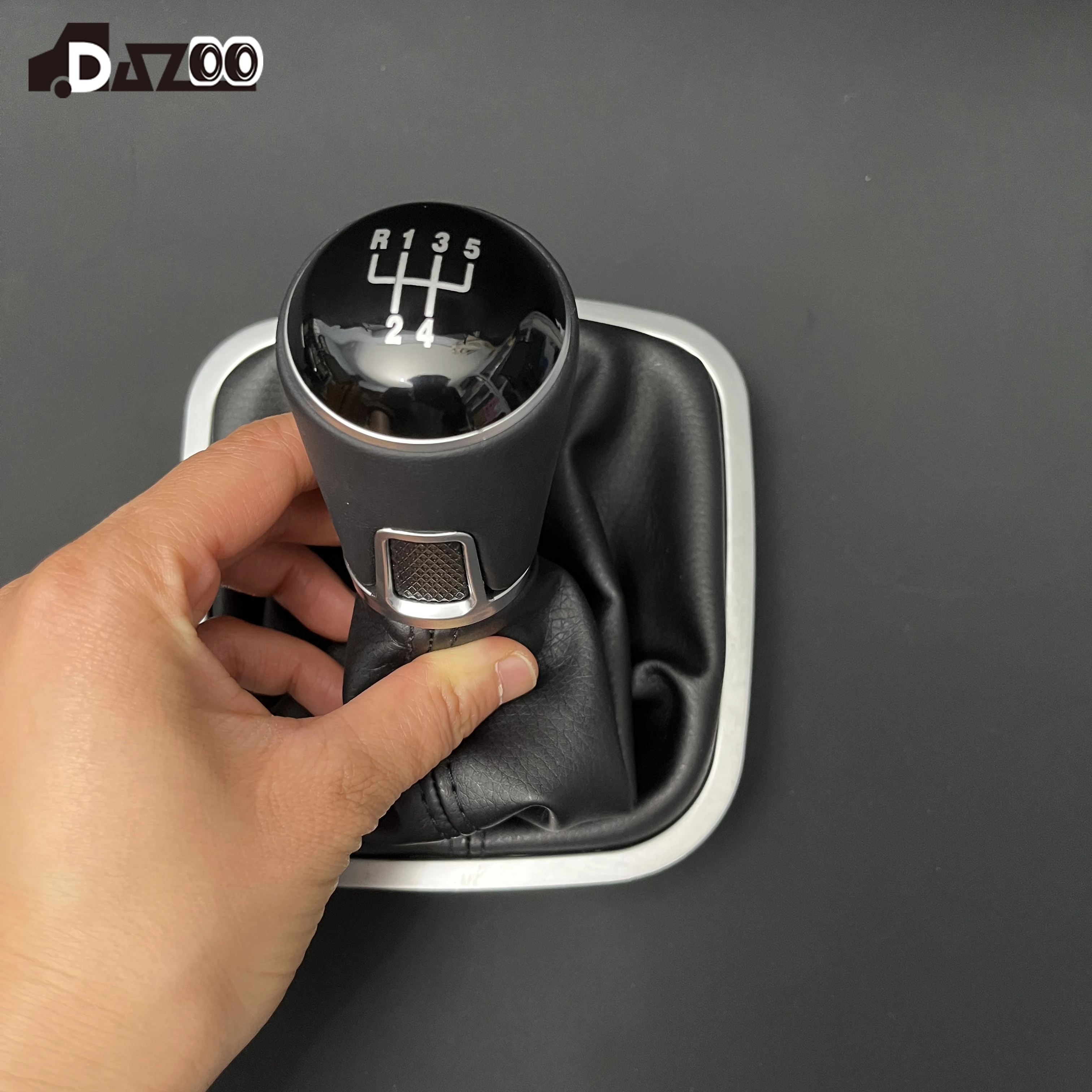 

6CD 711113 B для VW POLO 2011-2017 5-скоростная ручка переключения передач с чехлом из искусственной кожи и натуральной кожи