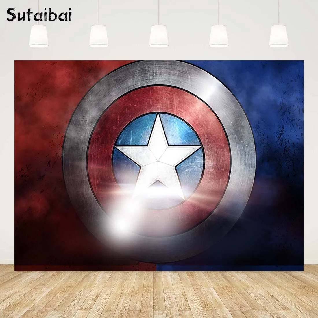

MARVEL Superhero City Building Theme Backdrops Baby Shower Birthday Party Photography Background for Photo Studio Photophone