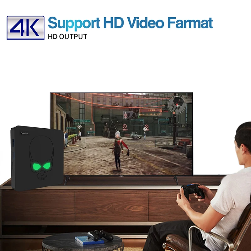 Супер консоль X King Ретро игровая для PSP/PS1/SS/DC Android 9 ТВ приставка Игровая Wifi6 S922X с 50000