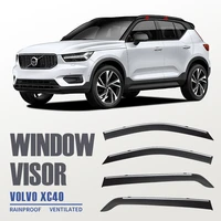 window visor for volvo xc40 2018 2019 2020 2021 auto door visor weathershields window protectors